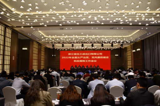 浙江化工召開2022年全面從嚴(yán)治黨、黨風(fēng)廉政建設(shè)和反腐敗工作會議